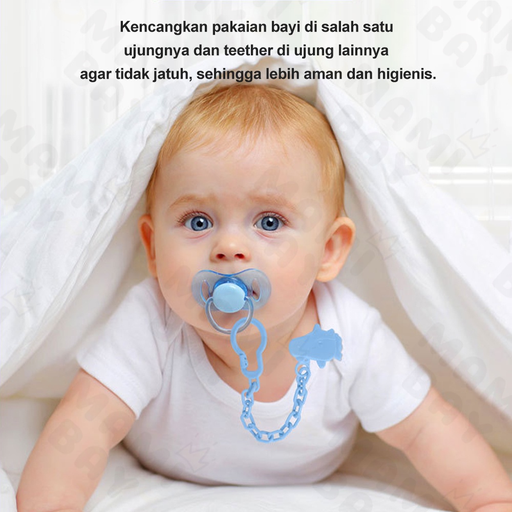 Mamibayi Tali gantungan empeng bayi pacifier clip BPA Free