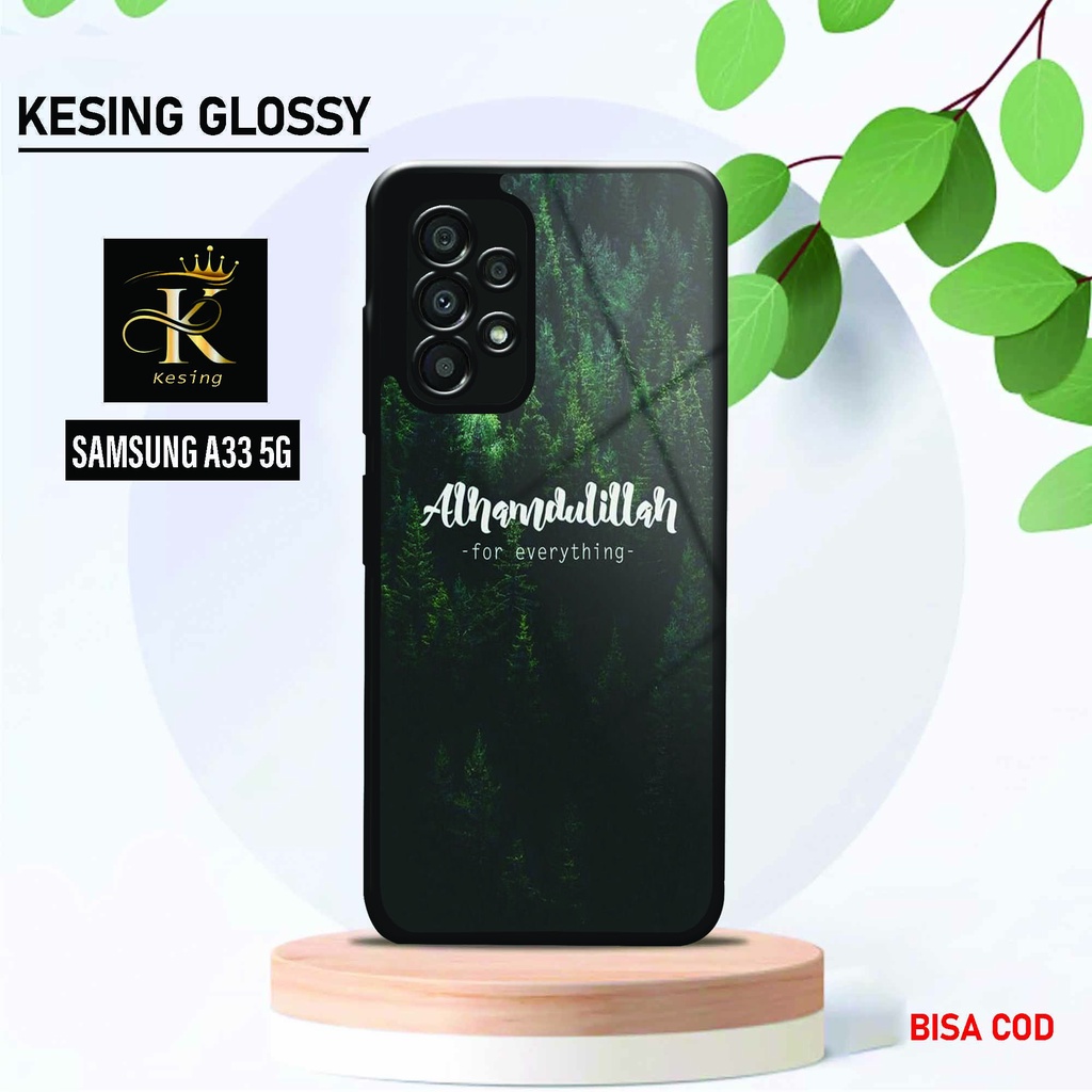 Case Samsung A33 5G - Hardcase Glossy Samsung ( KS19 ) - Softcase Samsung A33 5G - Fashion Case Sams