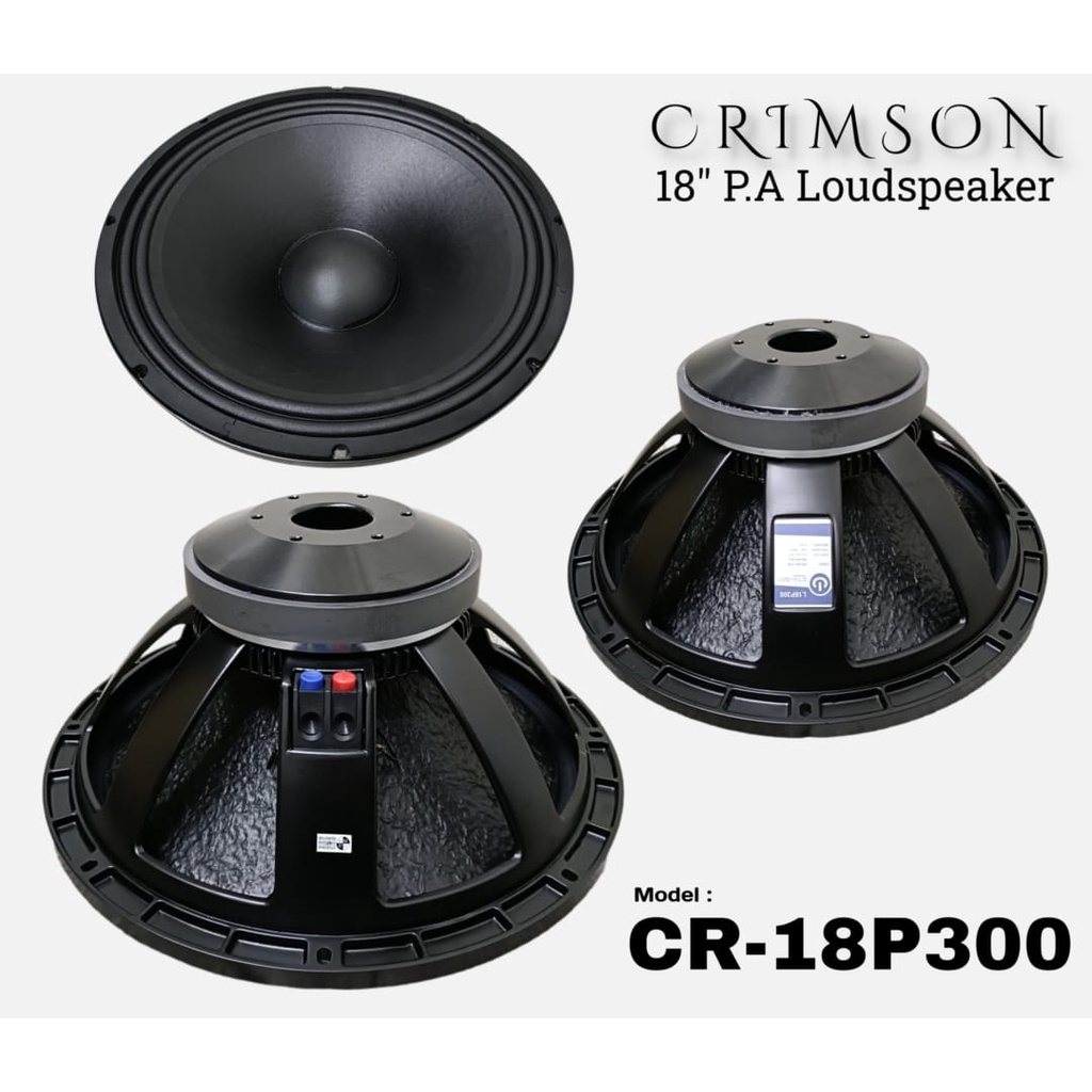 SPEAKER KOMPONEN CRIMSON CR 18 P300 / 18P300 / 18 P 300 18INC