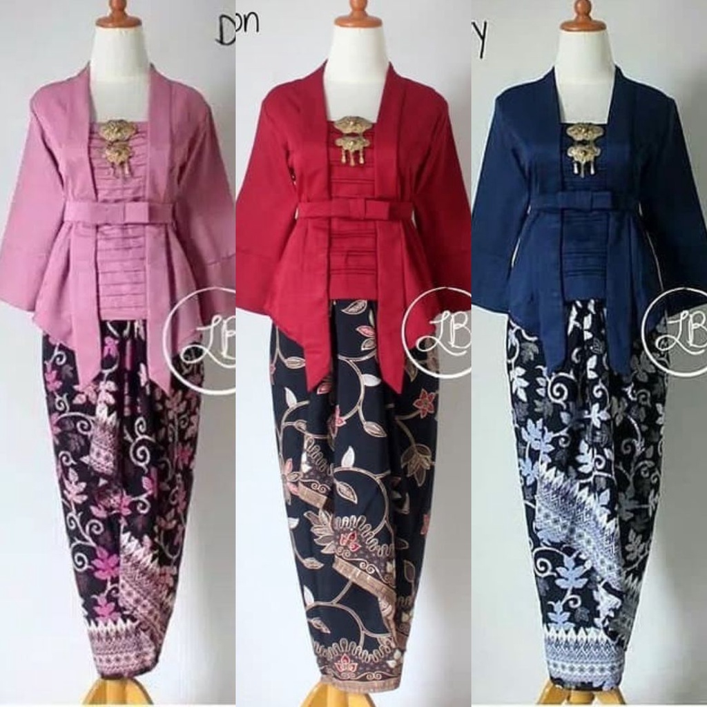Setelan Kebaya Modern Kutu Baru Lapita / Kutubaru Alia Aneka Pilihan Warna