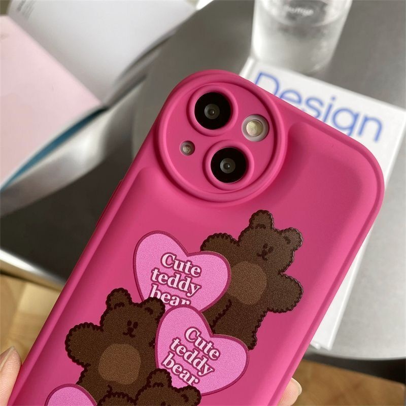 Case Desain Beruang Caring Gaya Jepang Dan Korea Untuk IPhone 12 13 11 Pro Max X Xs Max Xr hgthy