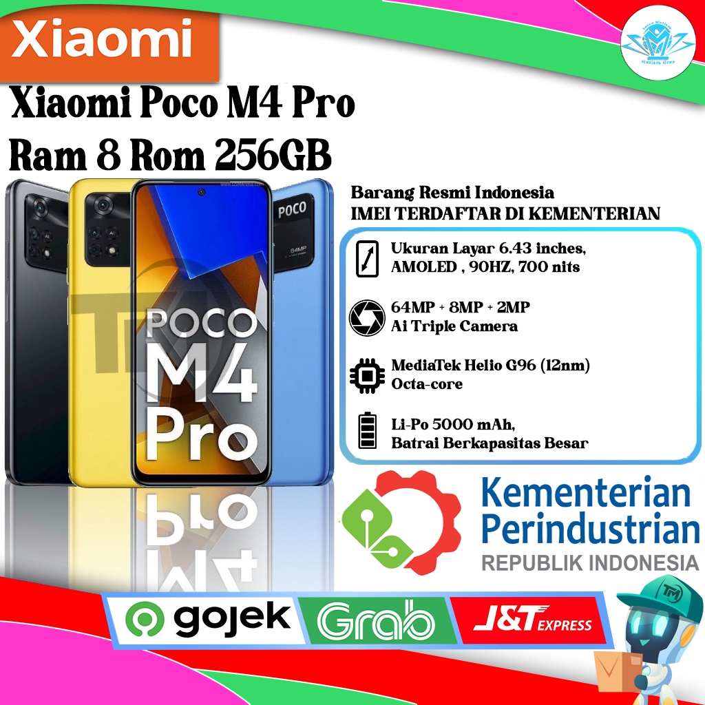 Xiaomi Poco M4 Pro Ram 8 Rom 256GB