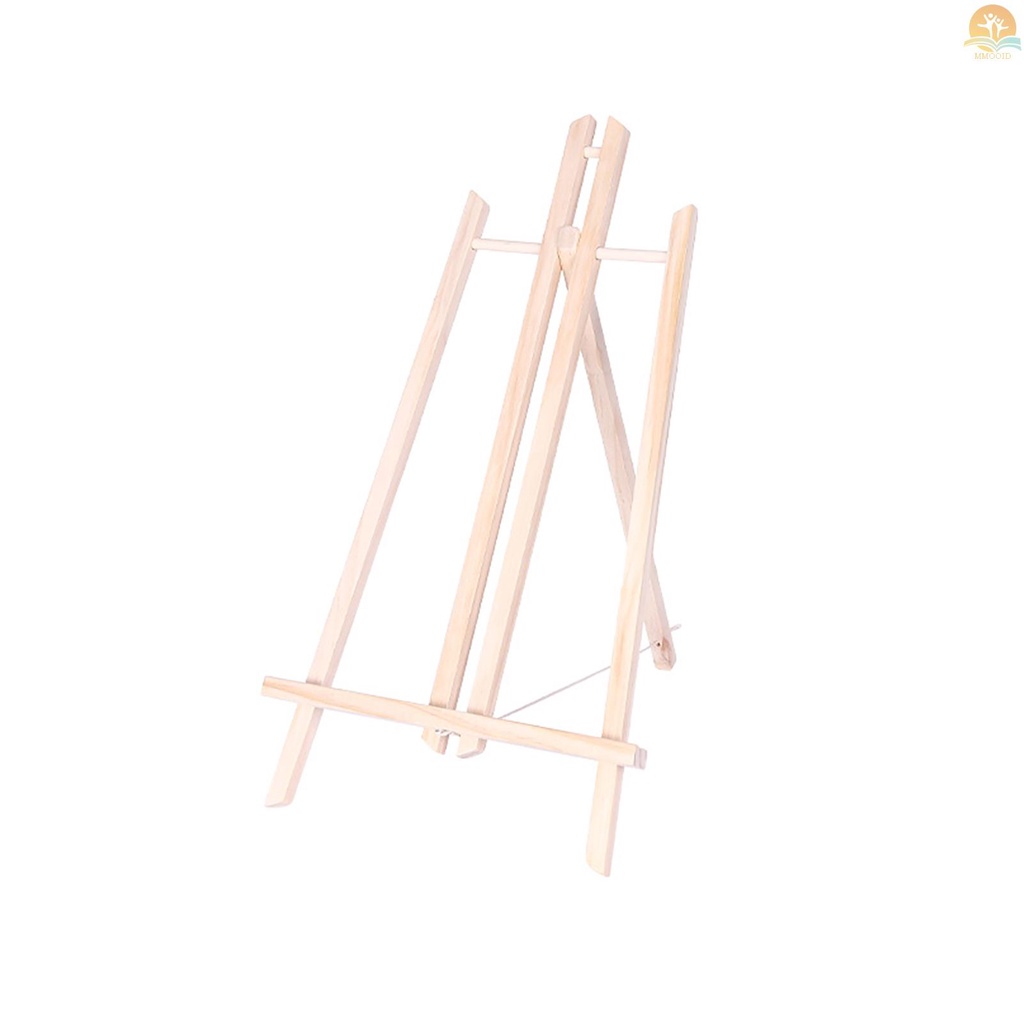 (MMOI) Stand Easel Kayu Mini Portable Sudut Adjustable Untuk Display Lukisan Anak / Dewasa