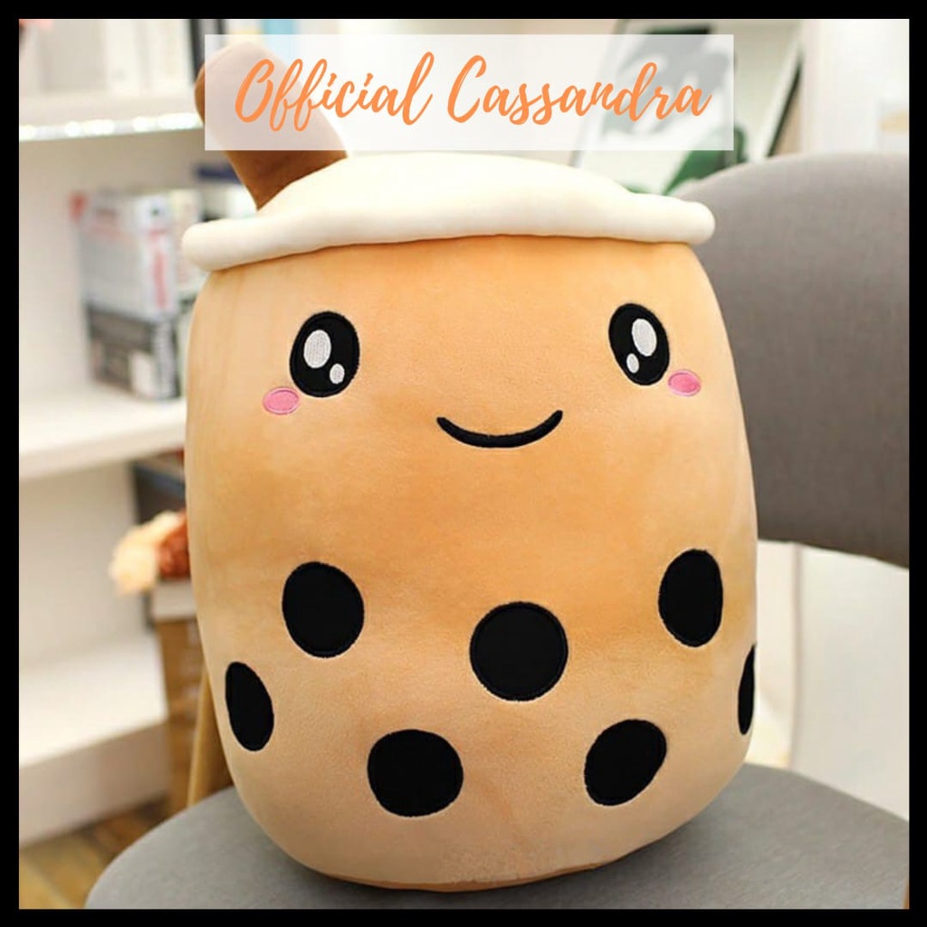 Boneka Boba Jumbo Mainan Bubble Milk Tea