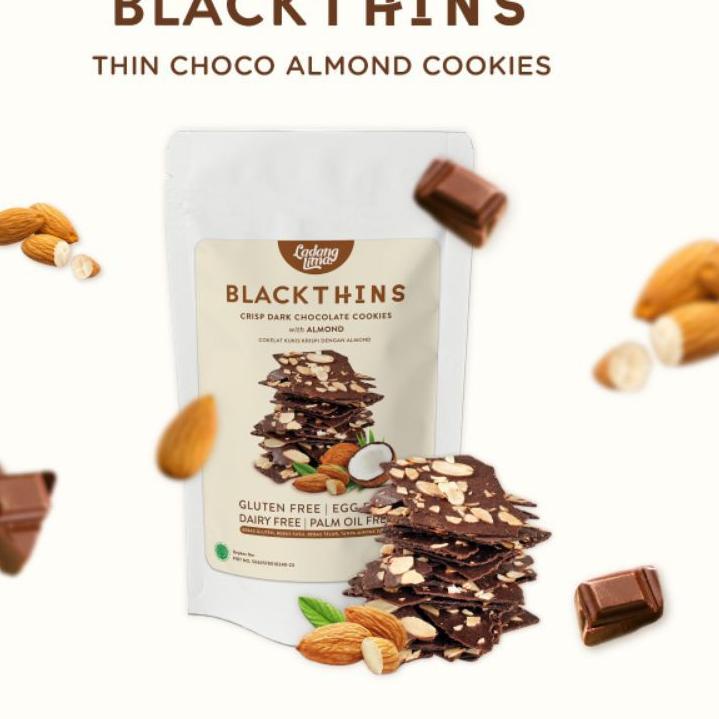 

↿ Blackthins choco almond cookies ⇖