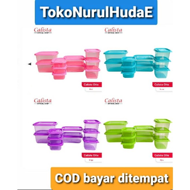 (FREE BUBBLE+KARDUS) Toples oita set 10 pcs / set / toples set