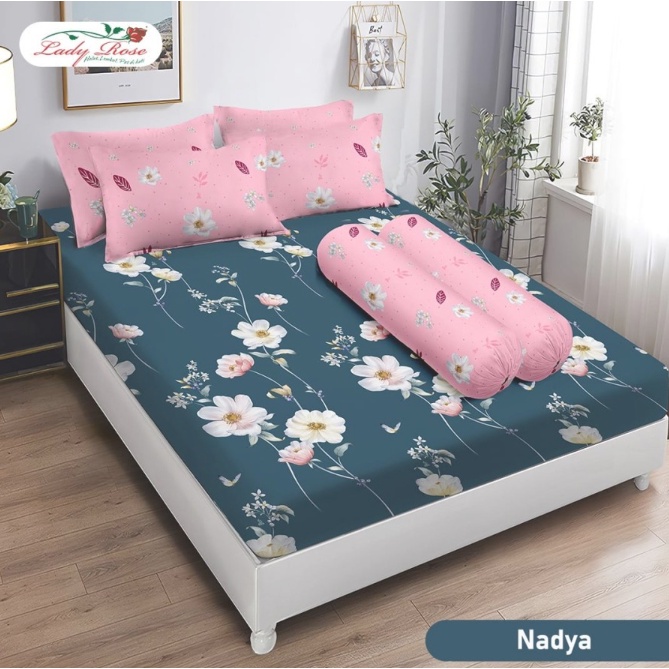 ❤ IJN ❤ SPREI LADY ROSE 180x200 B4 BANTAL 4