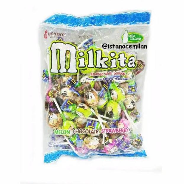 

➯ Permen milkita lolipop/50 ヵ