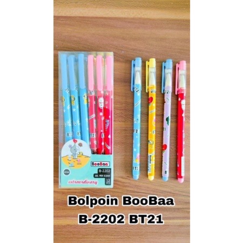 

BOLPEN GEL PEN B-2202 / BOLPEN TINTA CAIR MOTIF BT21