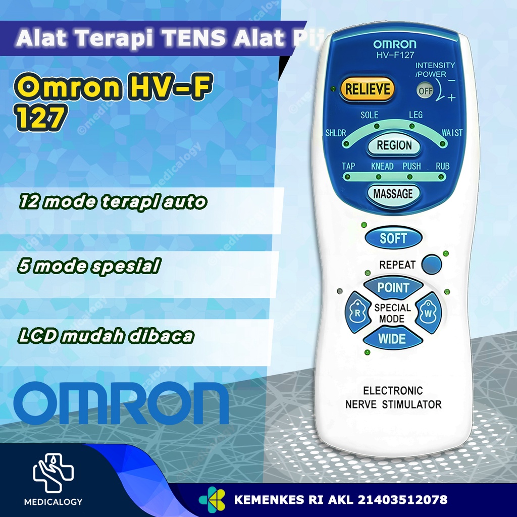 Omron HV-F 127 Alat Terapi TENS Alat Pijat
