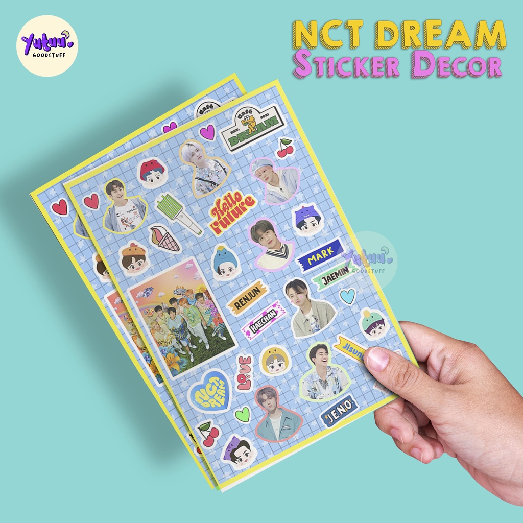 NCT DREAM Sticker Decor ( Anti Air ) uk A6 / STIKER KPOP NCT