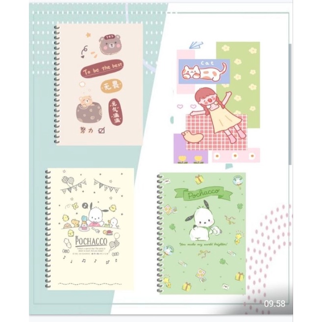 

NOTEBOOK A6/NOTEBOOK A6 MINI/NOTEBOOK JURNAL DOTTED TITIK2 LINE GARIS2 GRID KOTAK2 BLANK POLOS/BUKU CATATAN JURNAL