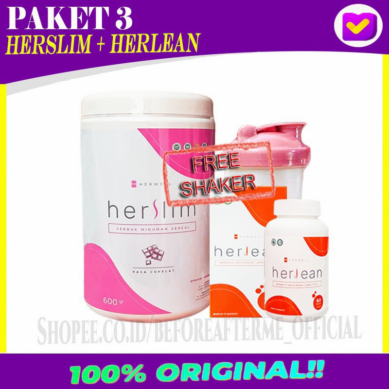 

Paket Pelakor HERWELL Hervibe Herlean Pelangsing Her Vibe Lean well vib len herlen hervib