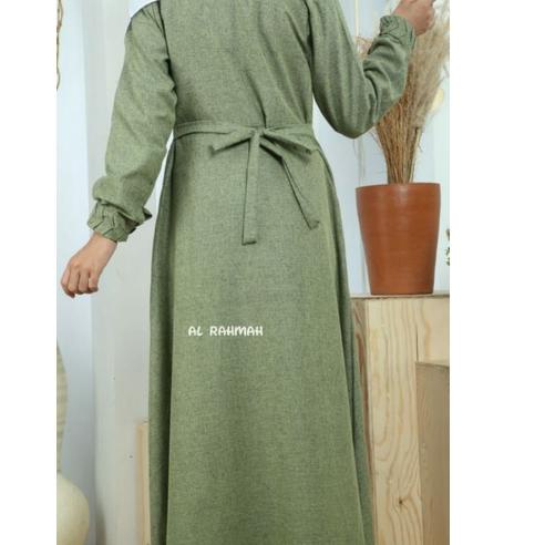 Terbaik GAMIS KATUN MADINA SYAR'I MODEL SAKU DEPAN (Shalimah)