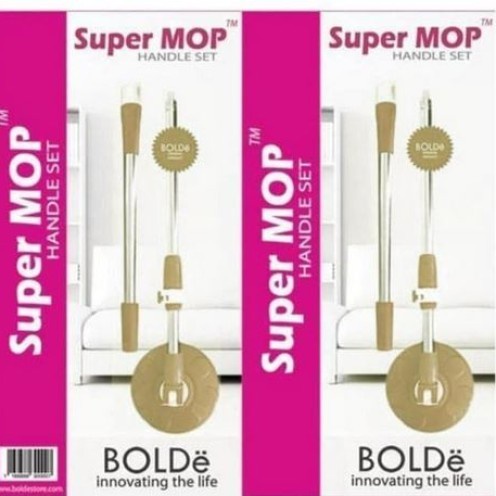 BOLDe Super Mop HANDLE SETS Tongkat Pel Gagang Handle Set Alat Pel Lantai Otomatis Handle Set Super Mop Kleaner Tornado Mop