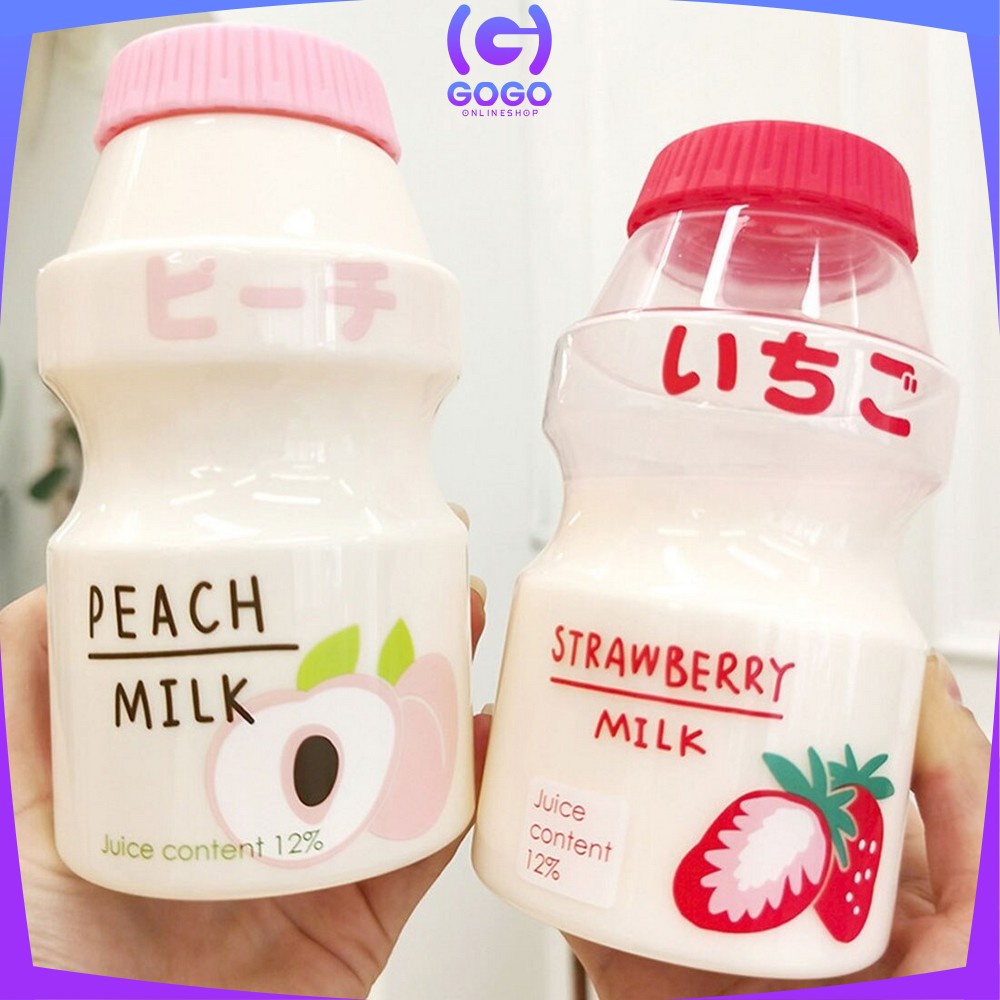 GOGO-C306 Botol Air Minum Anak Unik Botol Fruity Botol Minum 480ml / Botol Minum Fruity Fruit ALA KOREA