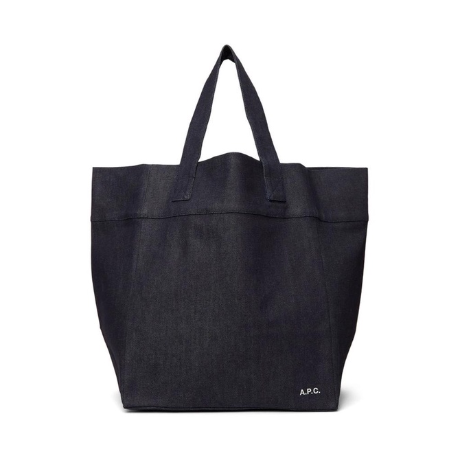 Apc Marty Shopping Tote Bag Denim Jeans Storaisjuu