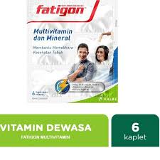 Fatigon / Fatigon SPIRIT Suplemen Makanan Strip( ISI 6 Kap) ORIGINAL-BPOM