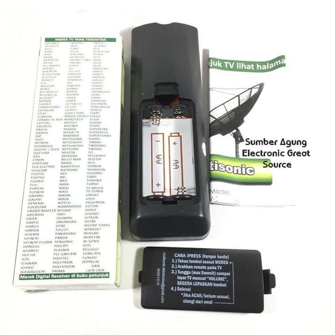 [KODE 05] Remot Multisonic TV Oke Parabola Oke MTV84 84H Remote Berkualitas Awet