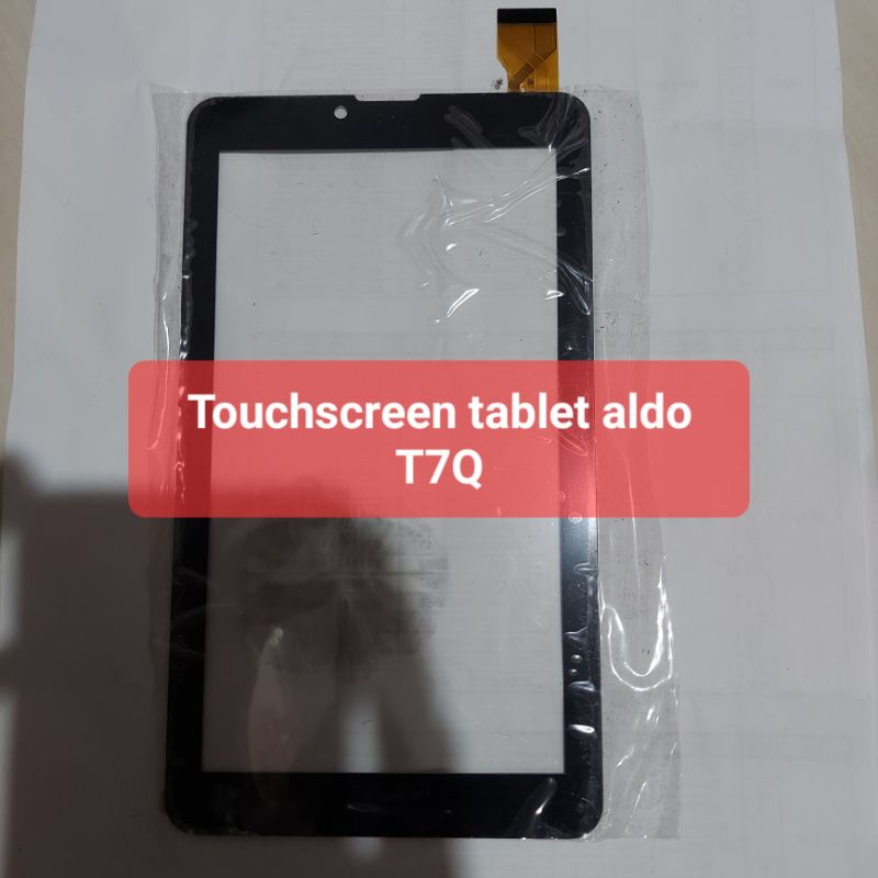 Touchscreen tablet aldo T7Q 4G putih