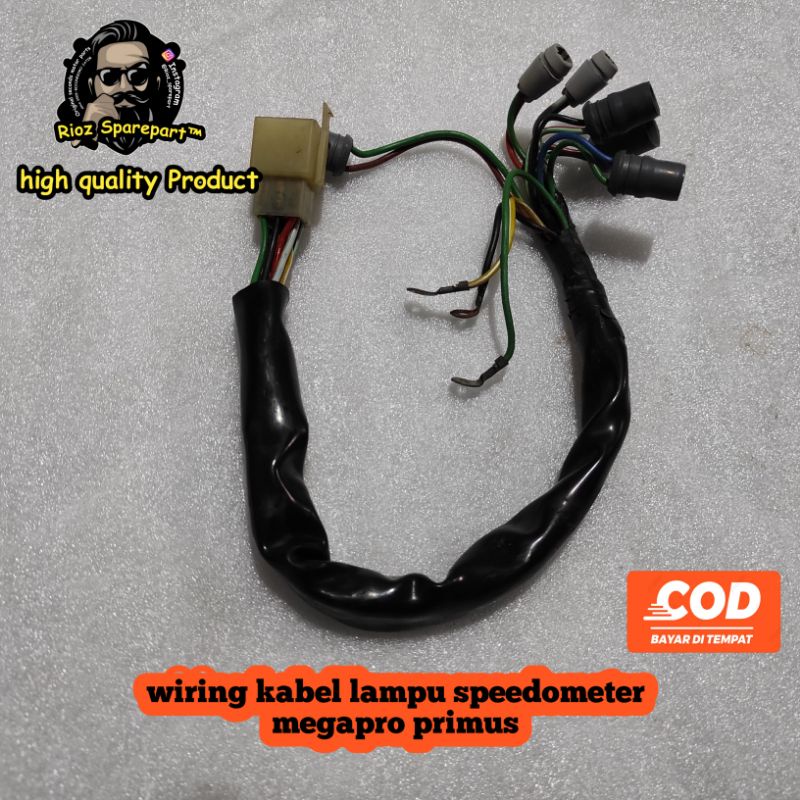 soket kabel lampu speedometer spedometer spidometer megapro primus