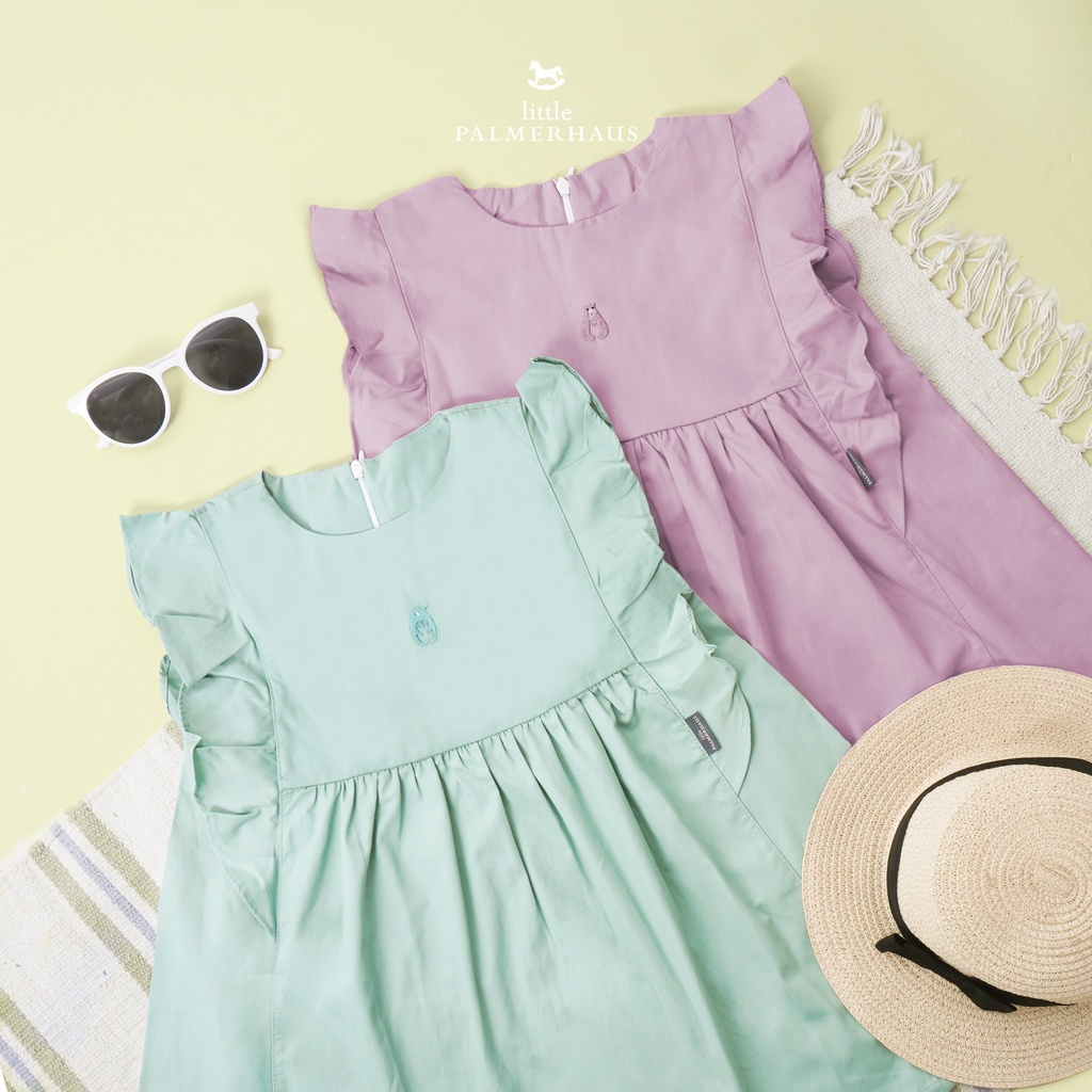 Little Palmerhaus - Warm Hearts Chloe Dress / Dress Anak Perempuan
