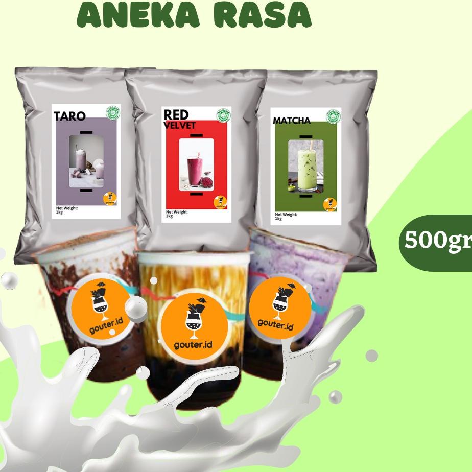 

➔ BUBUK MINUMAN RASA 500GR / SERBUK MINUMAN ANEKA RASA / BUBUK MINUMAN KEKINIAN / MINUMAN INSTAN / MINUMAN BOBA / BOBA DRINKS ,
