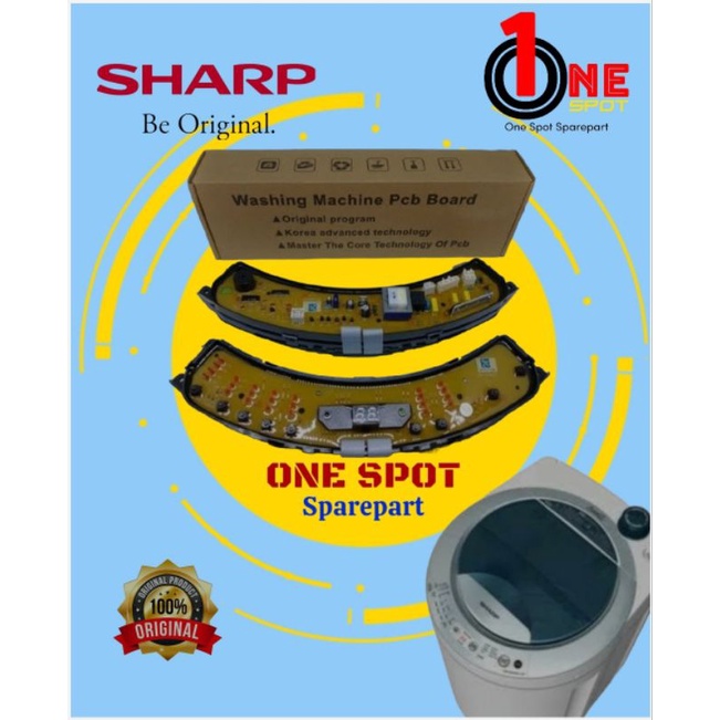MODUL PCB MESIN CUCI SHARP type  ES-N (75,85, 95) KY