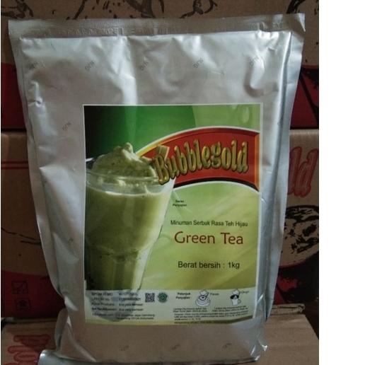 

45G♟ bubuk minuman / buble gold greentea 1 kg Terlaku
