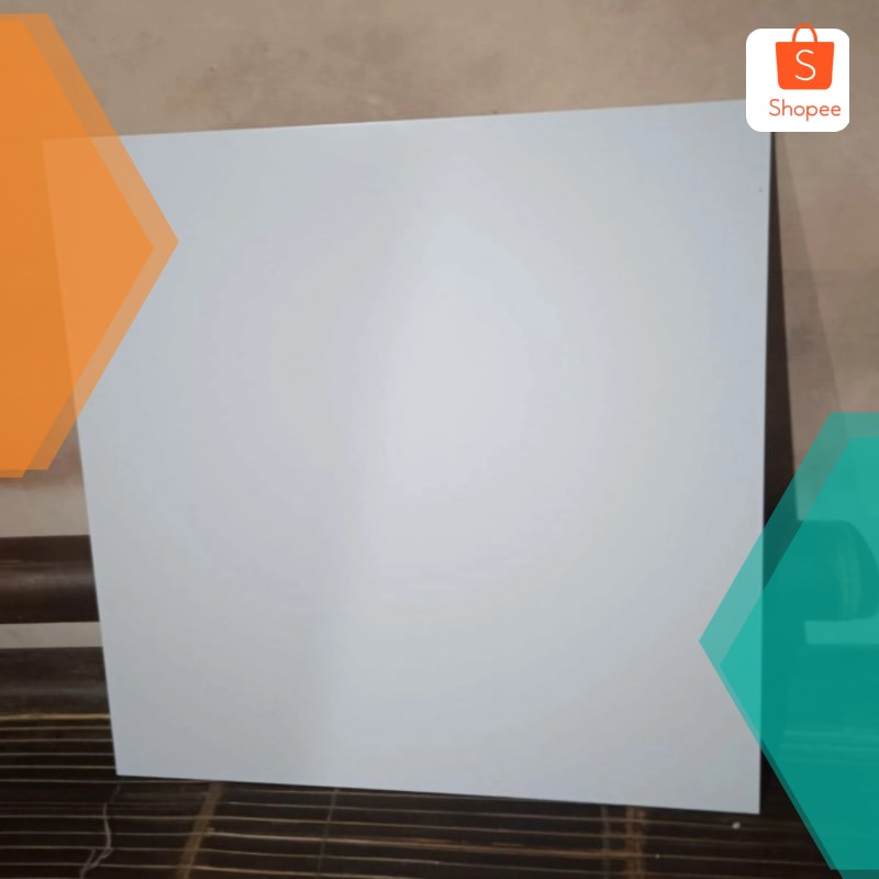 Murah Plat ACP saja (Alumunium Composite Panel) Ukuran 60x60 cm. Tnp Sticker Elegan