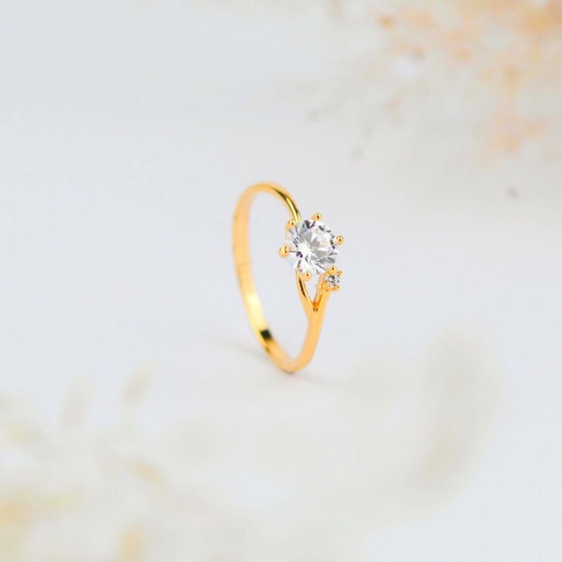 Cincin Emas Solitaire Cawang - Toko Emas Gadjah