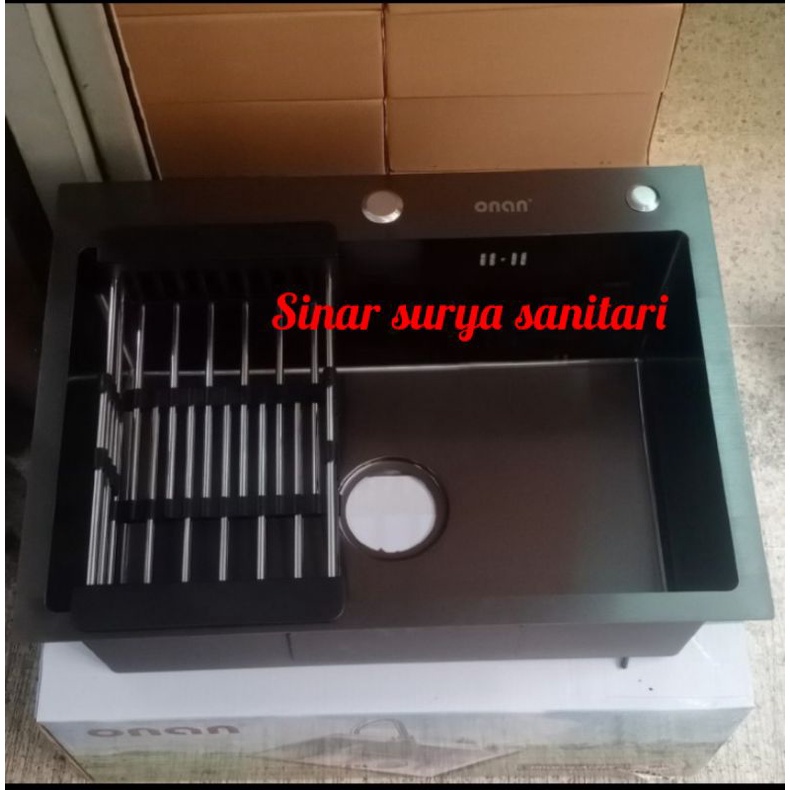 Kitchen sink ONAN 6045 BLACK "ORIGINAL"