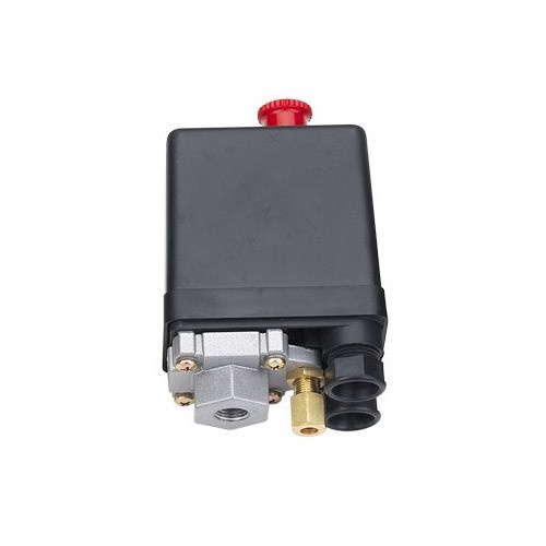 TERMURAH MOLLAR Otomatis Kompresor Angin 4 Lubang Way Automatic Pressure Switch Compressor For Swan Shark 1/4