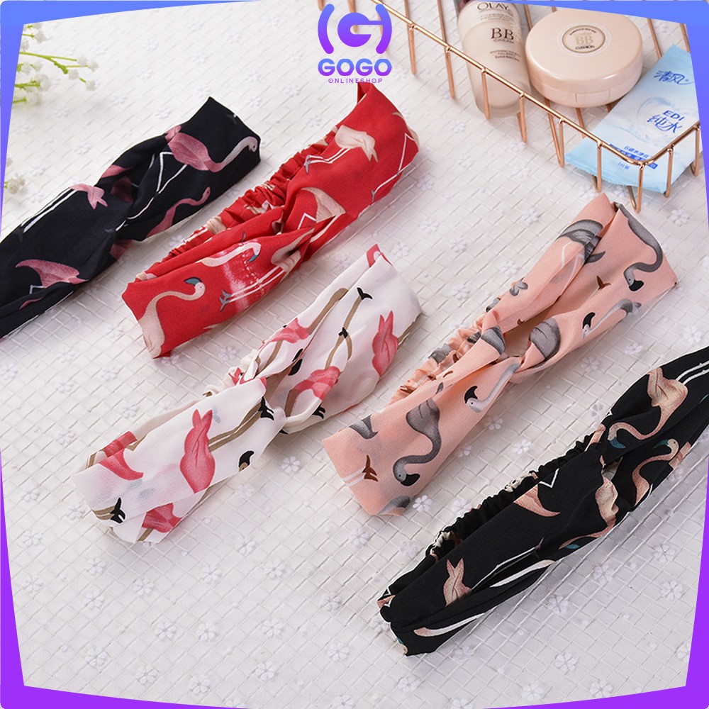 GOGO-C63-66 Bando Korea Style Bandana Rajut Bendo Rambut Karet Elastis Fashion Wanita Headband Murah