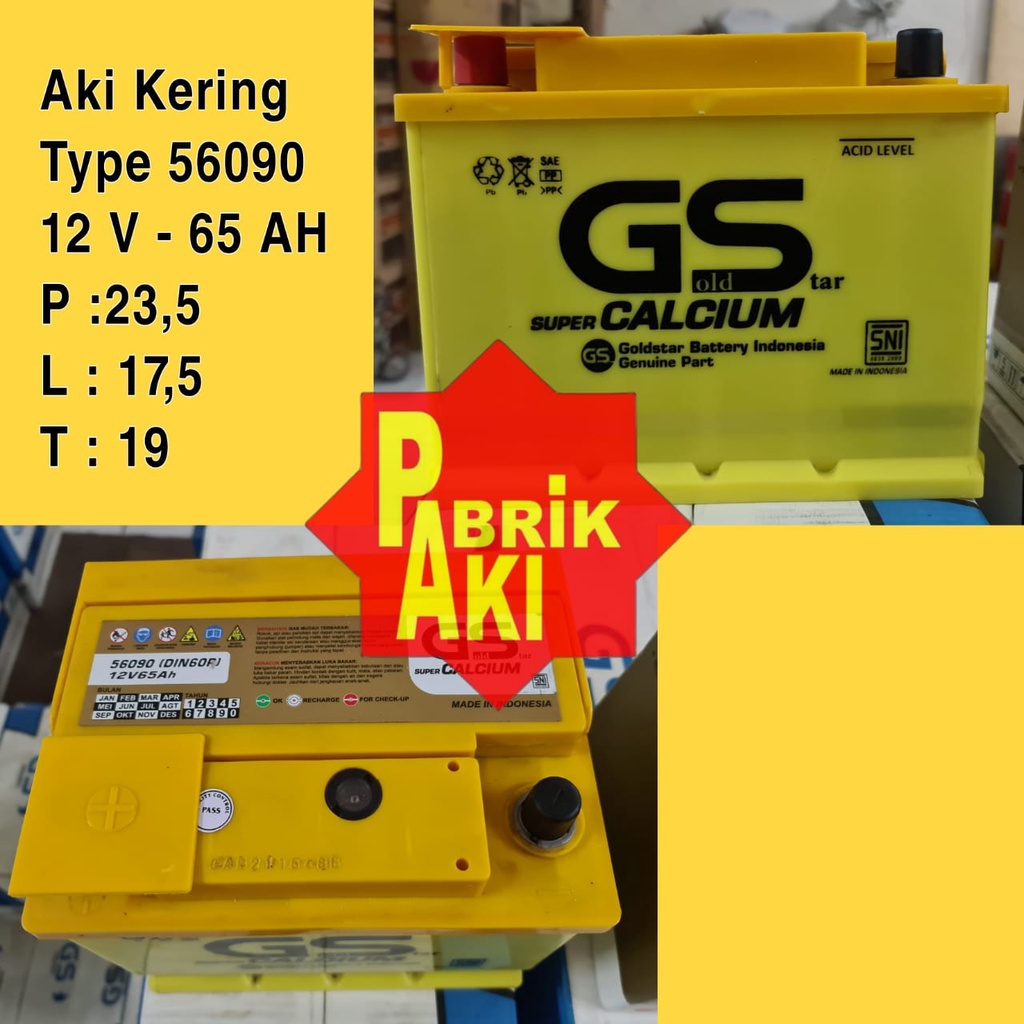 AKI KERING MOBIL GS G MFCC 560-90 / 56090 / DIN60R SUPER CALCIUM