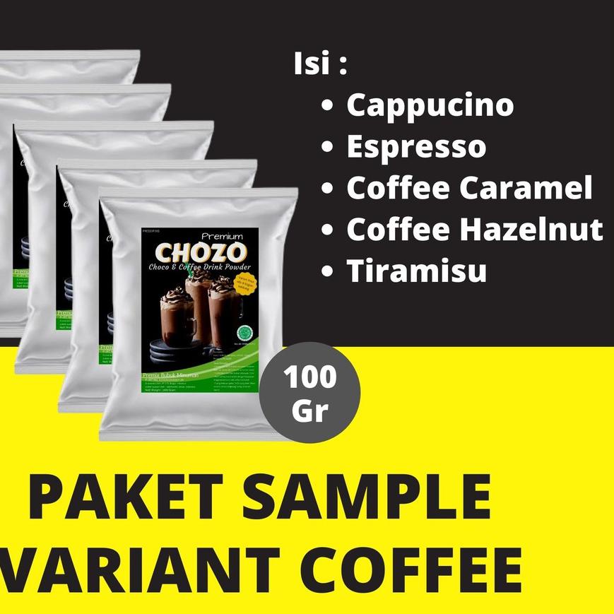 

BISA COD ✔️PAKET SAMPLE Best 5 Varian COFFEE, Harga adalah 1 Paket berisi 5 Variant|SQ4