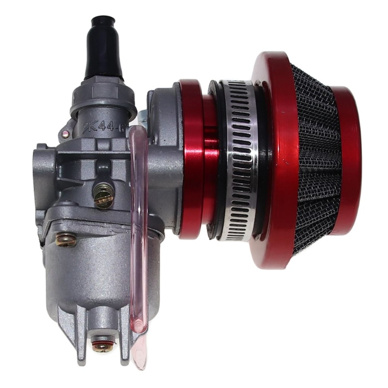 Karburator Motor Mini Dengan Filter Udara Pengganti Untuk 43cc-49cc 2 Stroke ATV Quad Dirt Bike Scooter