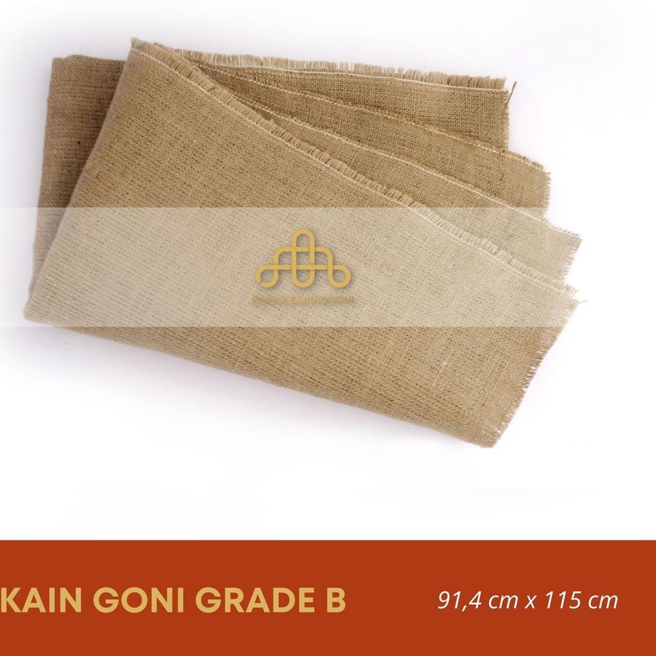 Murah Bermutu Kain Goni Hessian Per 1 Yard - Kain Goni - Bahan Karung Goni - Per Yard - Jute - Burlap