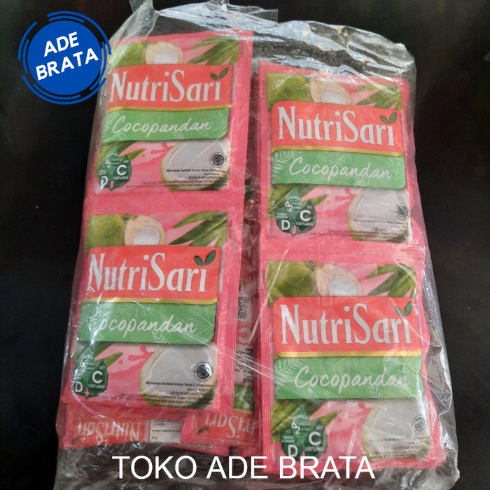 

nutrisari cocopandan 1 pak isi 40 sachet