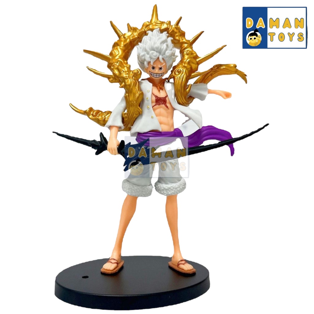 Action Figure Anime One Piece Monkey D Luffy sun Nika Shanks Grandline Anime Pajangan Koleks