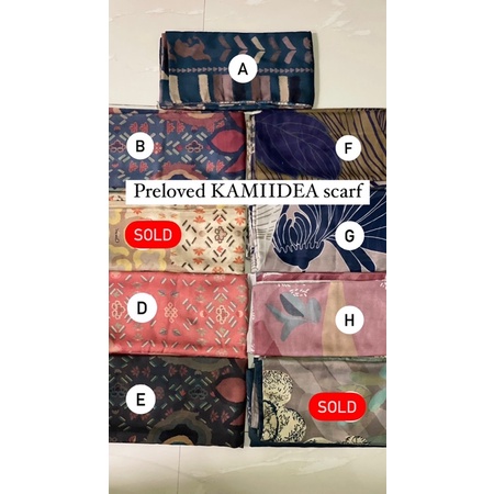 PRELOVED SCARF RIA MIRANDA KAMI IDEA