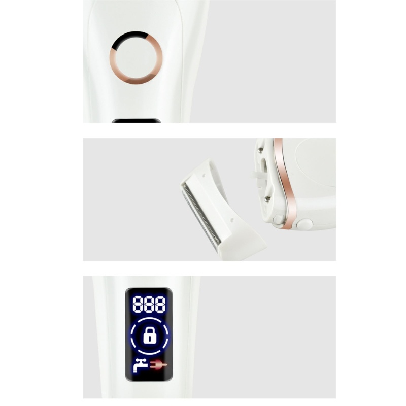 Alat Cukur Epilator Listrik Penghilang Rambut Tubuh Tanpa Sakit Tahan Air Untuk Wanita
