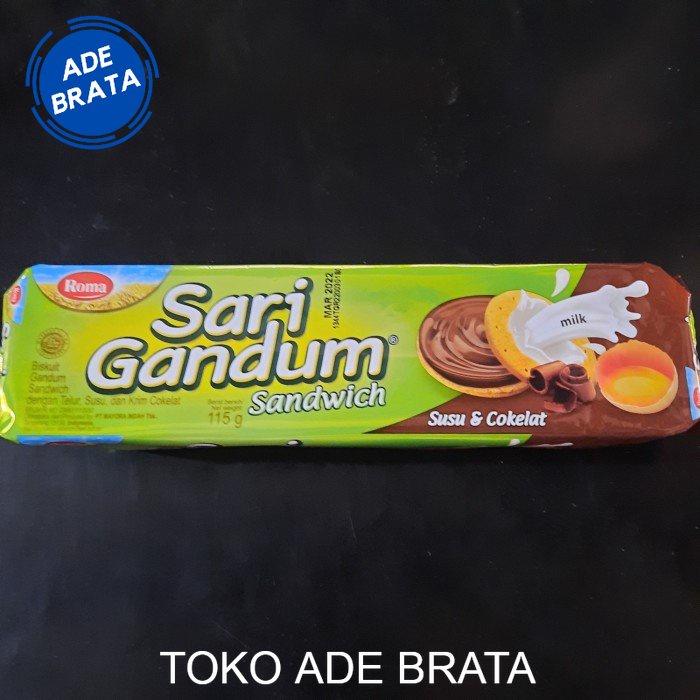 

roma sari gandum coklat 115 gr