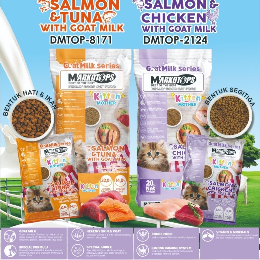 Markotops KITTEN &amp; MOTHER Dry Food 1kg