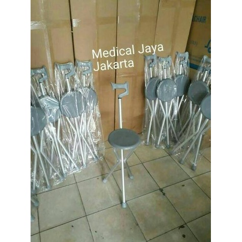 kursi sholat tongkat duduk sholat ringan