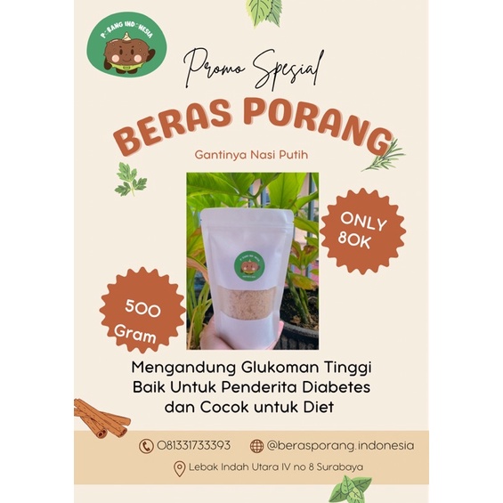 

Beras Porang 500 gram