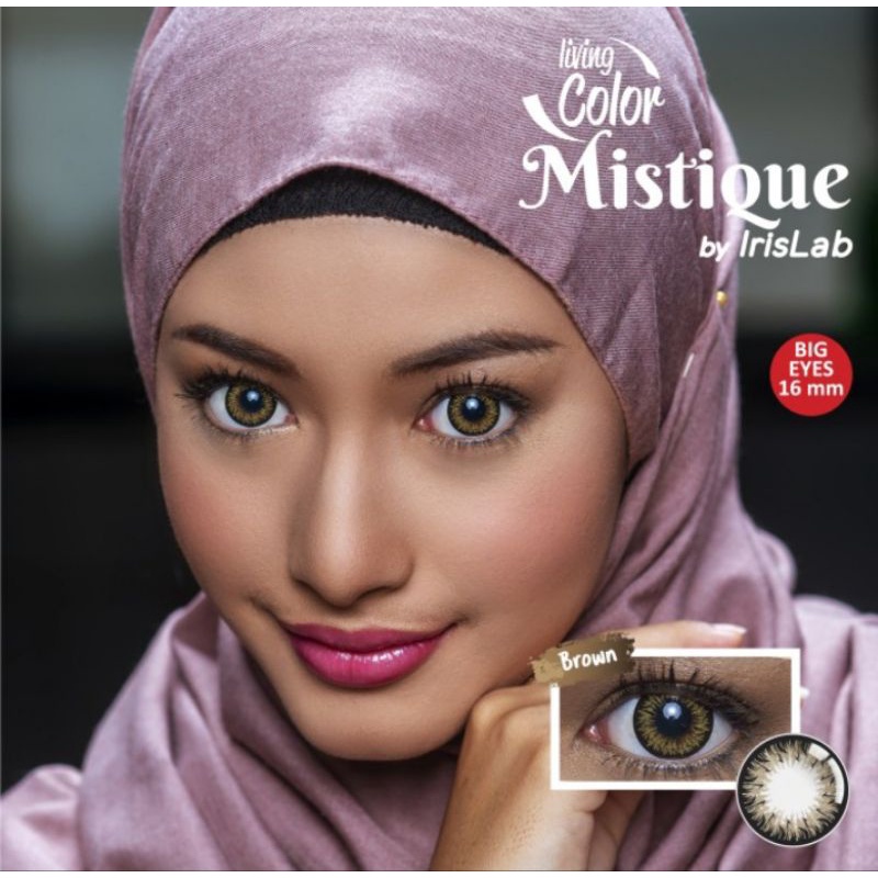 Mistique Living Color Softlens Warna Ukuran Normal Sampai -4.00