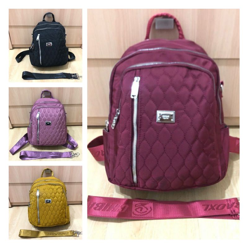 Tas chibao wanita import bisa ransel dan selempang