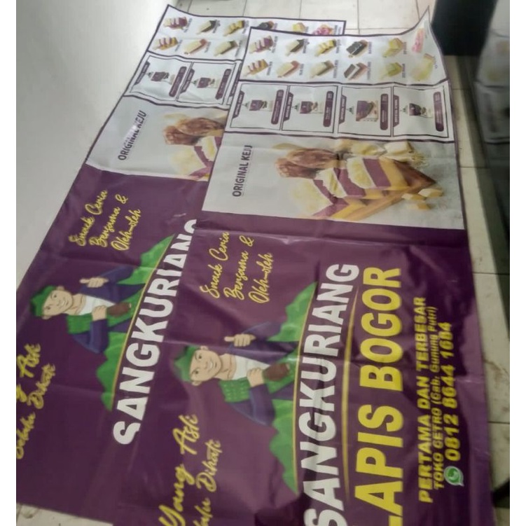 spanduk murah /banner custom/backdrop/backwall bahan flexy cina 260gsm