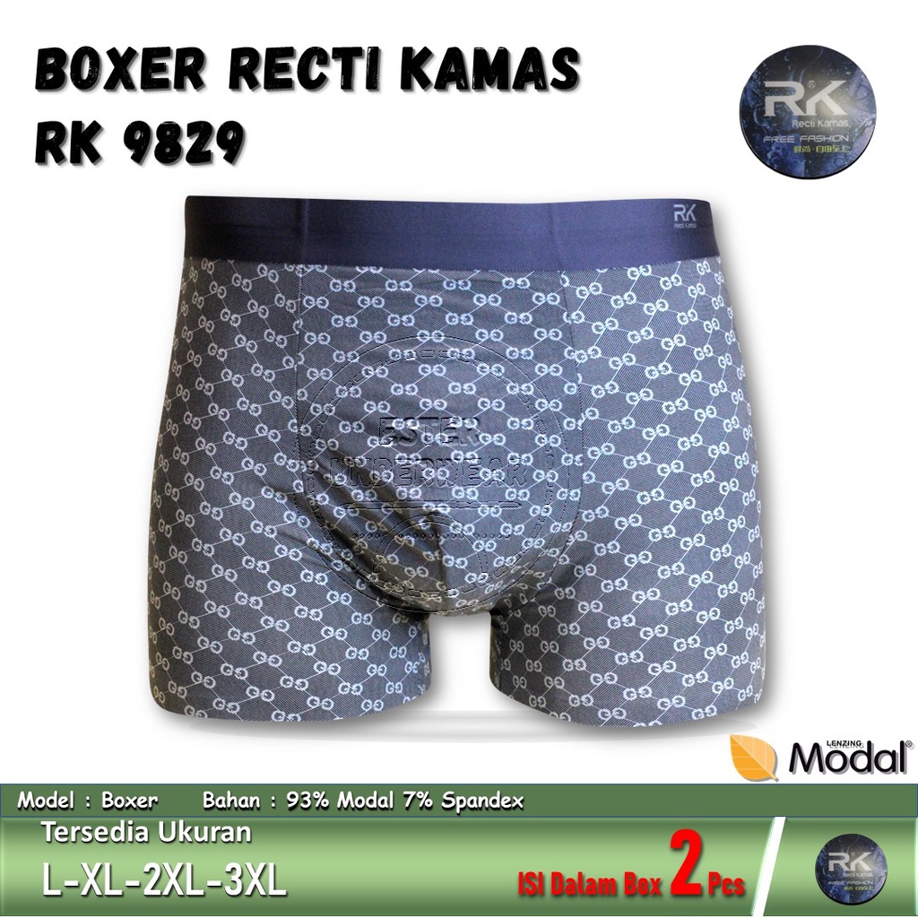 BOXER RECTI KAMAS RK 9829 IMPORT ISI 2